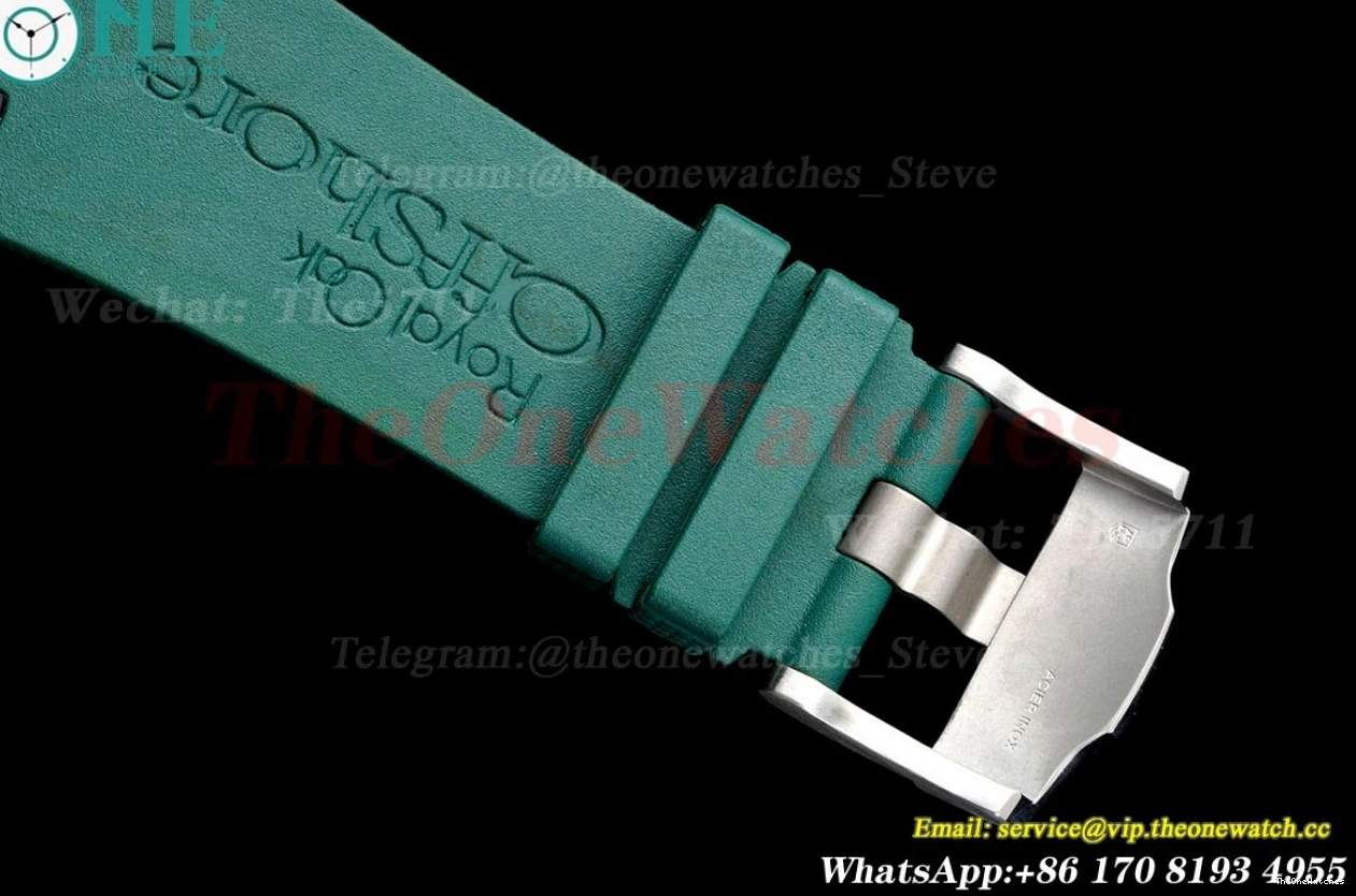 Ceramic Green A3126 2020 44mm Royal Offshore Oak RSF Dial RU 0411